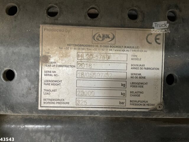 Kanca kol sistemi Scania G 450 6x4 AJK 20 Ton haakarmsysteem