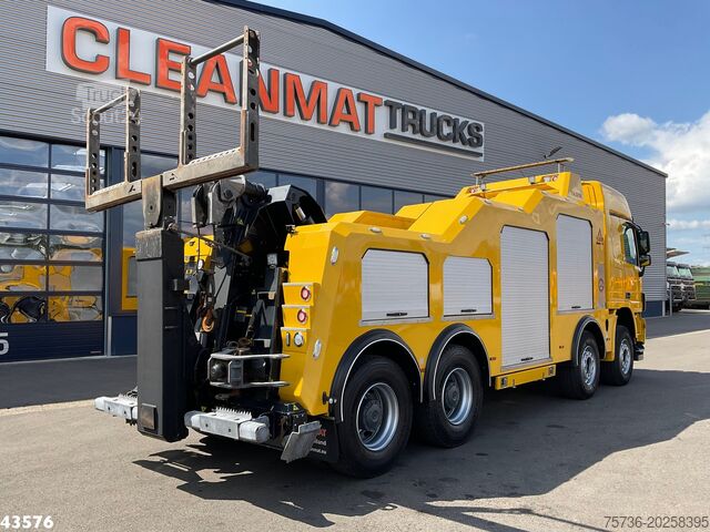 Bergingsvoertuig Mercedes-Benz Actros 4148 K 8x4 Falkom Abschlepp met WSK Just...