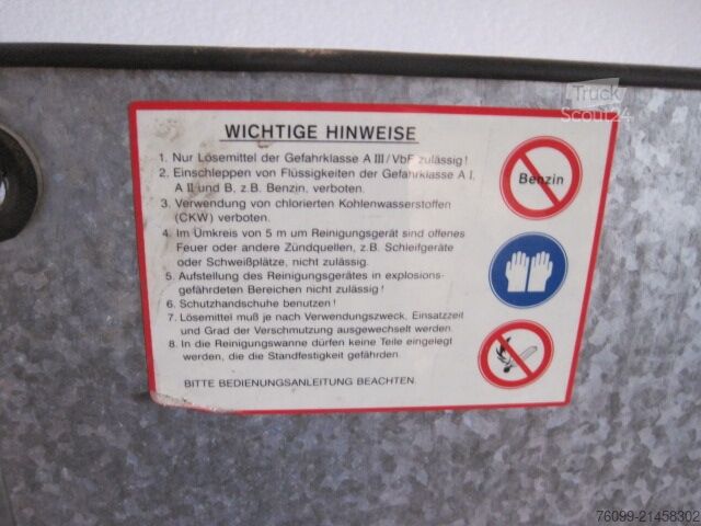 Gummi-Mayer dele-vaskemaskine Gummi-Mayer Teilewaschgerät / Teilewaschtisch