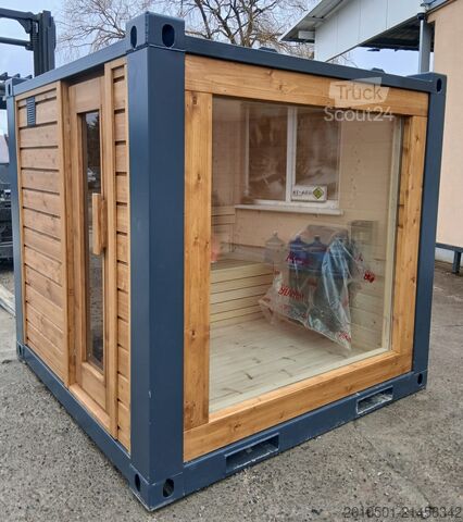 Speciális konténer 6FT Sauna Container Holzsauna Saunacontainer