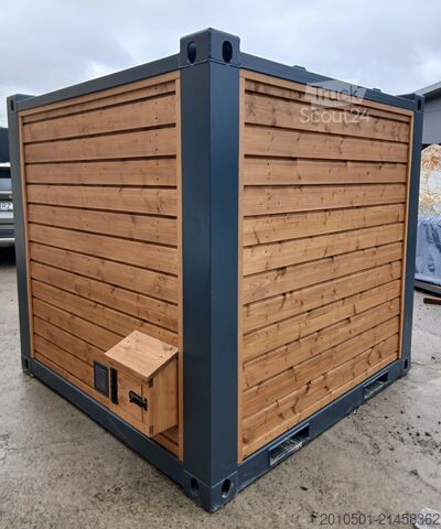 Speciális konténer 6FT Sauna Container Holzsauna Saunacontainer Holz Sauna