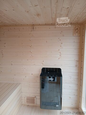 Speciális konténer 6FT Sauna Container Holzsauna Saunacontainer Holz Sauna