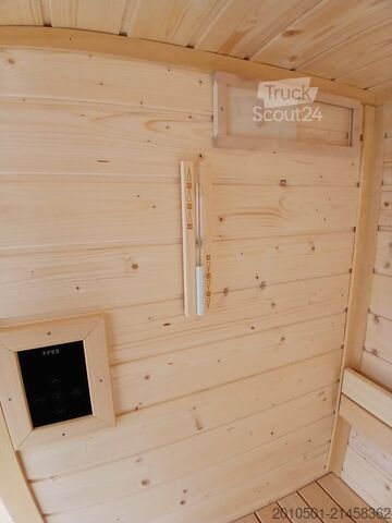 Speciális konténer 6FT Sauna Container Holzsauna Saunacontainer Holz Sauna
