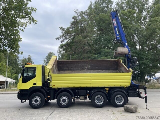 Tovornjak prekucnik iveco Stralis AD340T41  8x4 *KLIMA*PENZ 10.83H Kran*