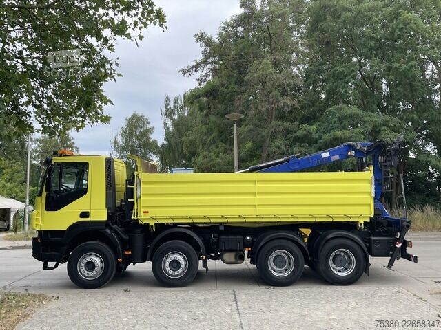 Tovornjak prekucnik iveco Stralis AD340T41  8x4 *KLIMA*PENZ 10.83H Kran*