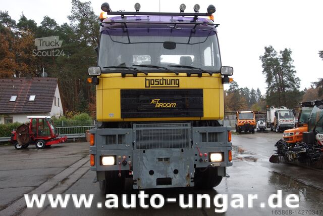 Servizio di movimento stradale MAN Boschung Boschung BJB 8000 Speed Broom 4x4 Offroad Trial Flughafen