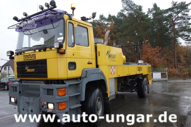 Servizio di movimento stradale MAN Boschung Boschung BJB 8000 Speed Broom 4x4 Offroad Trial Flughafen