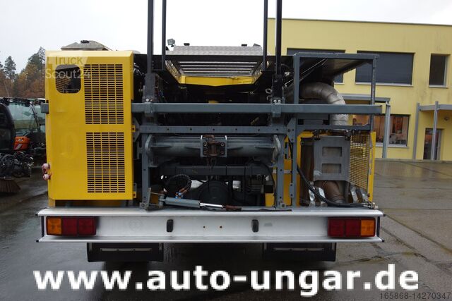 Servizio di movimento stradale MAN Boschung Boschung BJB 8000 Speed Broom 4x4 Offroad Trial Flughafen