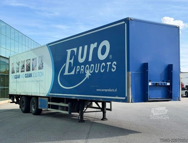 Gesloten oplegger GROENEWEGEN DRO-12-20 GRWO-2001 BPW LIFT+STEERING AXLE DRUM