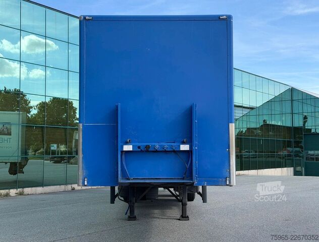 Gesloten oplegger GROENEWEGEN DRO-12-20 GRWO-2001 BPW LIFT+STEERING AXLE DRUM