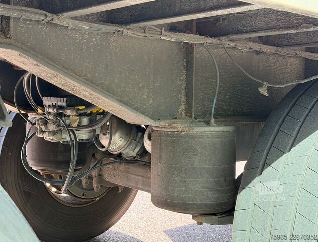 Gesloten oplegger GROENEWEGEN DRO-12-20 GRWO-2001 BPW LIFT+STEERING AXLE DRUM