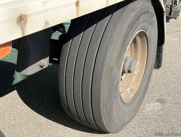 Gesloten oplegger GROENEWEGEN DRO-12-20 GRWO-2001 BPW LIFT+STEERING AXLE DRUM