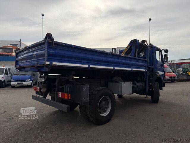 Trójstronna wywrotka MERCEDES-BENZ 1824 AK 4x4 Kipper Palfinger PK5800A