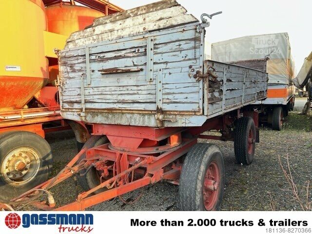 Тристранен самосвален ремарке  Gummiwagen 2-Seiten-Kippanhänger