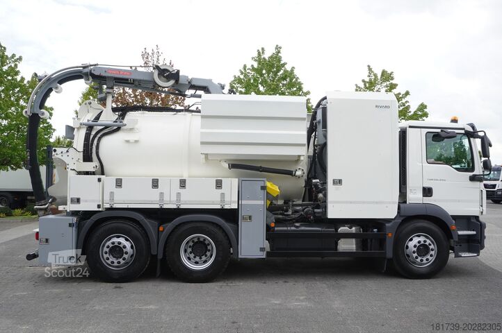 ΒΟΥΚΟ MAN TGM 26.340 E6 / RIVARD sewage cleaner