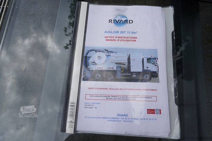 ΒΟΥΚΟ MAN TGM 26.340 E6 / RIVARD sewage cleaner