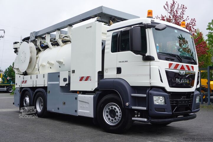 ΒΟΥΚΟ MAN TGS 26.360 E6/RIVARD sewage cleaner 18m3