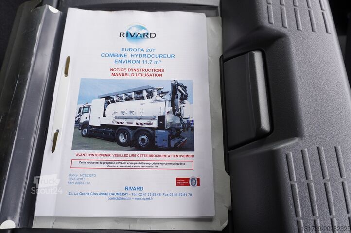 ΒΟΥΚΟ MAN TGS 26.360 E6/RIVARD sewage cleaner 18m3