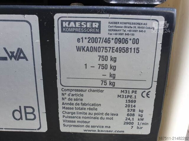 Verdichter Kaeser M 31 PE - N