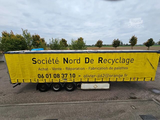 Раздвижные брезентовые навесы Lecitrailer P3S