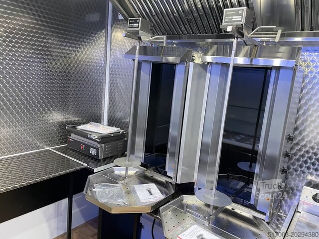 Säljtrailer, TILLGÄNGLIG OMEDELBART! NEU Dönergrill, SOFORT VERFÜGBAR!