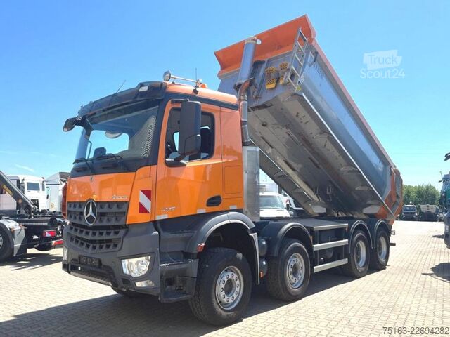 Camion benne MERCEDES-BENZ Arocs 4145 8x4 4 Achs Muldenkipper hydr.H-Klappe