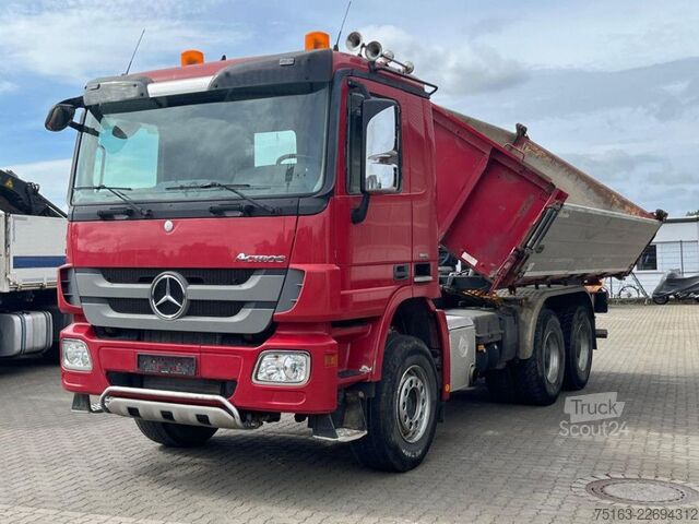 Camion benne MERCEDES-BENZ Actros 3346 K 6x4 3-Achs Kipper Dautel 33to.Chas
