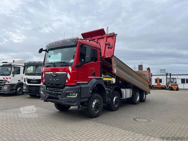 Camion benne MAN TG-S 35.470 8x6 4-Achs Kipper Meiller Bordmatik