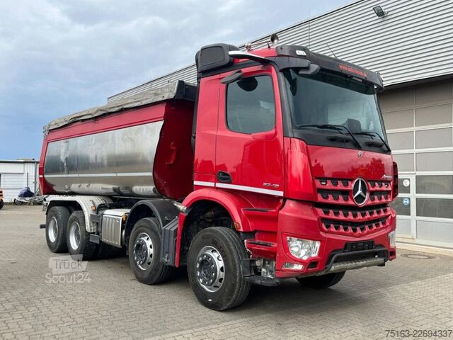 Camion benne MERCEDES-BENZ Arocs 3245 K 4 Achs Muldenkipper Meiller Thermo