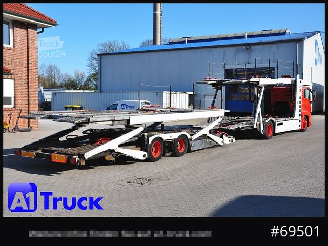 Autodraagtruck MAN 18.400 TGX, Autotransporter Kässbohrer,