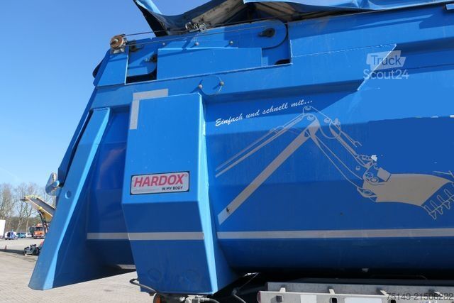 Semi-remorque benne KEMPF SKM 31/2, Stahl, hydr. Klappe, Cramaro,Luft-Lift