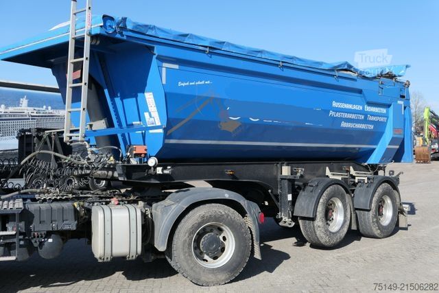 Semi-remorque benne KEMPF SKM 31/2, Stahl, hydr. Klappe, Cramaro,Luft-Lift