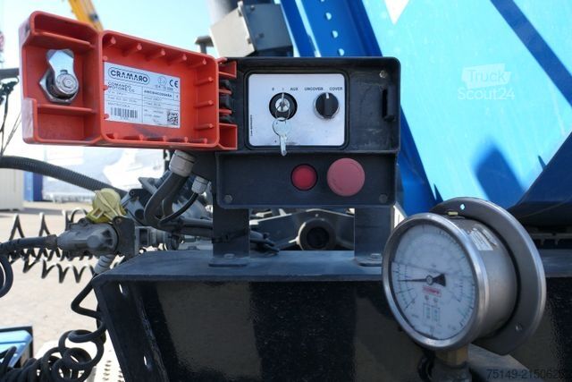 Semi-remorque benne KEMPF SKM 31/2, Stahl, hydr. Klappe, Cramaro,Luft-Lift