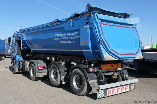 Semi-remorque benne KEMPF SKM 31/2, Stahl, hydr. Klappe, Cramaro,Luft-Lift