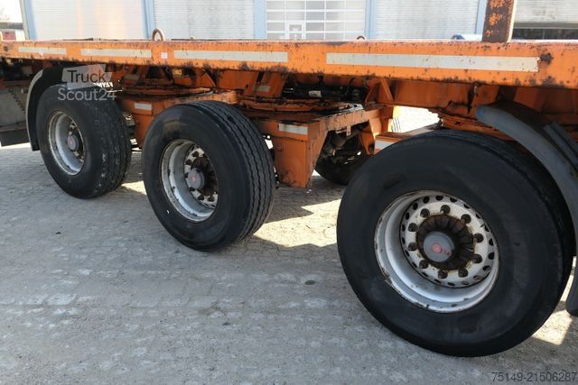 Naczepa otwarta FAYMONVILLE SPZ-3A Plattform, ausziehbar auf 21m, Gelenkt