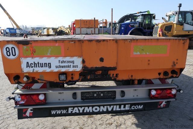 Naczepa otwarta FAYMONVILLE SPZ-3A Plattform, ausziehbar auf 21m, Gelenkt