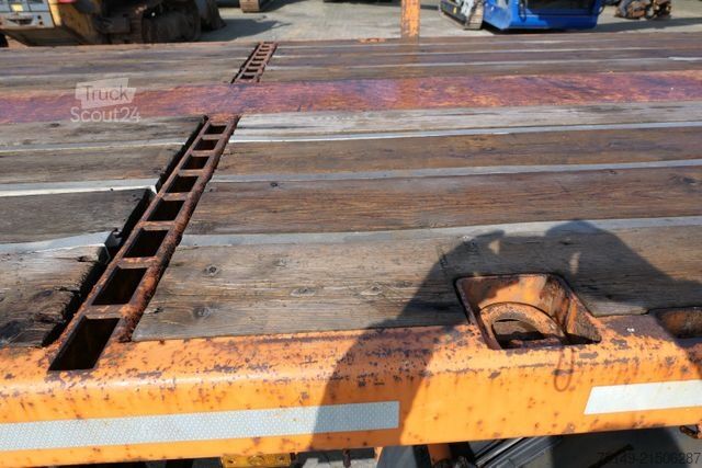 Naczepa otwarta FAYMONVILLE SPZ-3A Plattform, ausziehbar auf 21m, Gelenkt