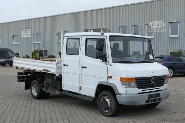 Tre-vejs tippevogn MERCEDES-BENZ 614 D Vario 4x2, DOKA, Meiller, 2x AHK, 147tkm