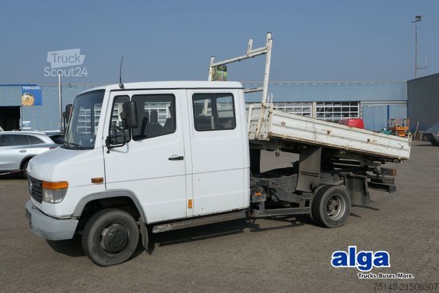 Transporter mit Kipper MERCEDES-BENZ 614 D Vario 4x2, DOKA, Meiller, 2x AHK, 147tkm