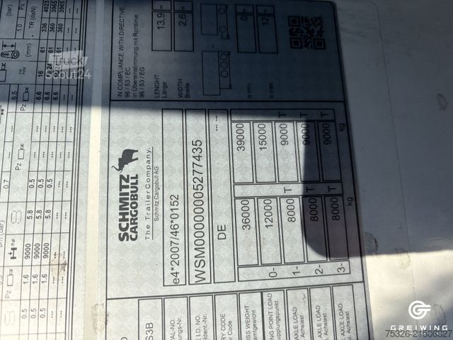 Koeloplegger SCHMITZ CARGOBULL SKO 24/L FP 45,  Thermoking SLXi400