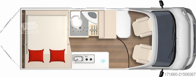 Asuntoauto BÜRSTNER Campeo C 600 DIESELHEIZUNG, AUTOMATIK, SAFETY