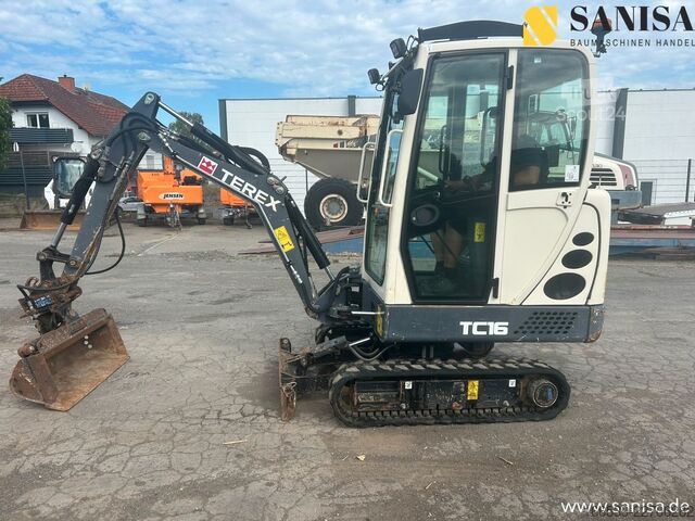 Mini-pelle TEREX TC16/SW/Schwenklöffel/2228 Std.
