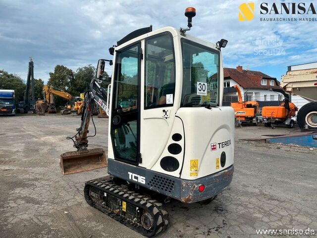 Mini-pelle TEREX TC16/SW/Schwenklöffel/2228 Std.
