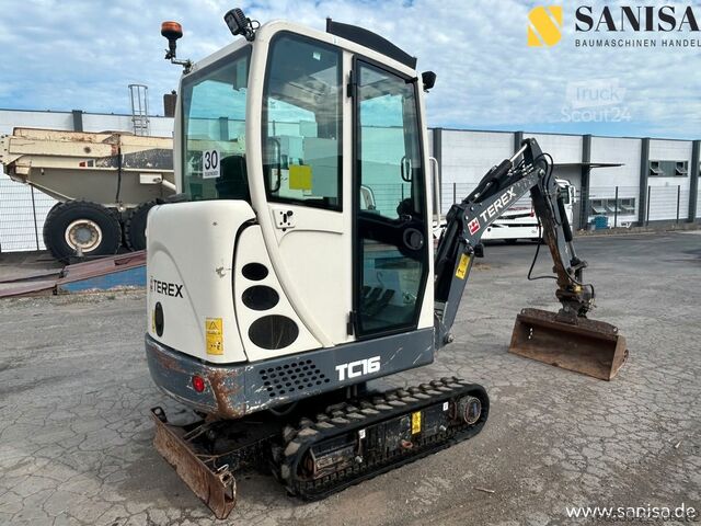 Mini-pelle TEREX TC16/SW/Schwenklöffel/2228 Std.