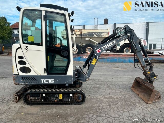 Mini-pelle TEREX TC16/SW/Schwenklöffel/2228 Std.