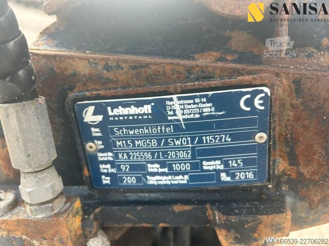 Mini-pelle TEREX TC16/SW/Schwenklöffel/2228 Std.