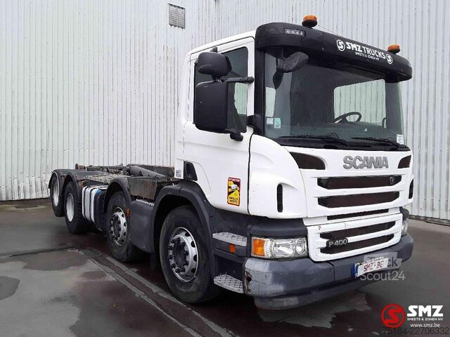 Prevoz zabojnikov Scania P 400 8x2  retarder