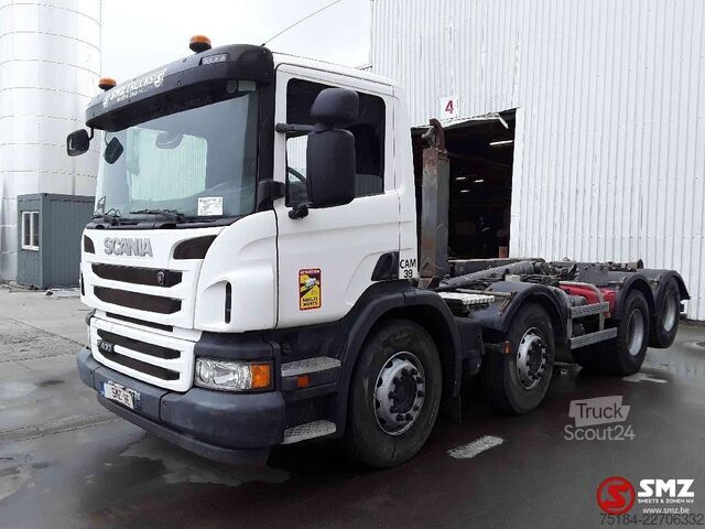 Prevoz zabojnikov Scania P 400 8x2  retarder