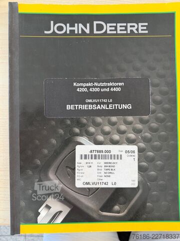 Traktor John Deere 4200 mit 2700 Std.Laub Schnee Salz Rasen Zubehör