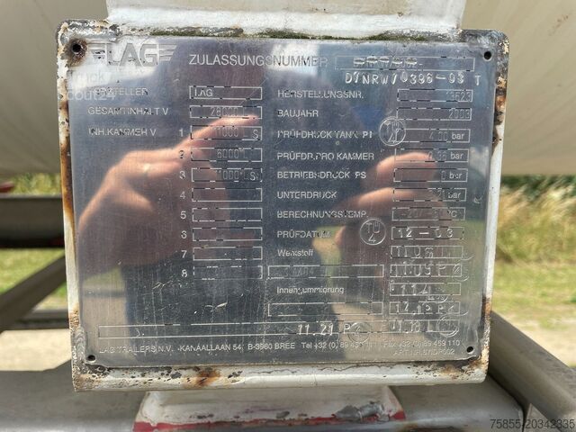 Serbatoio LAG O-3-34TD H2O2 / 3 Kammer / 11- 6 - 11 = 28.000 ...